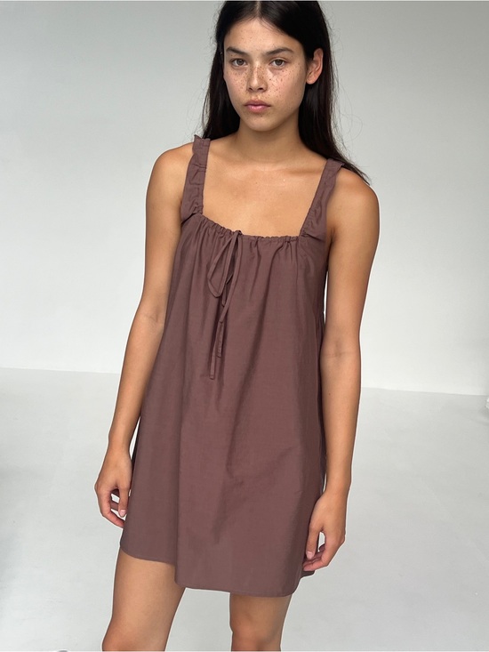 Deiji Studios Dresses & Skirts - Deiji Studios The Bow Dress in Cedar